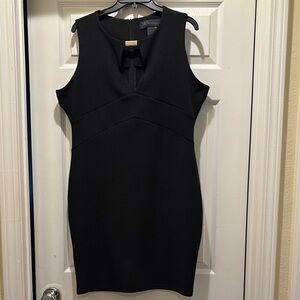 Kardashian Kollection Black Sleeveless Sheath Mini Dress